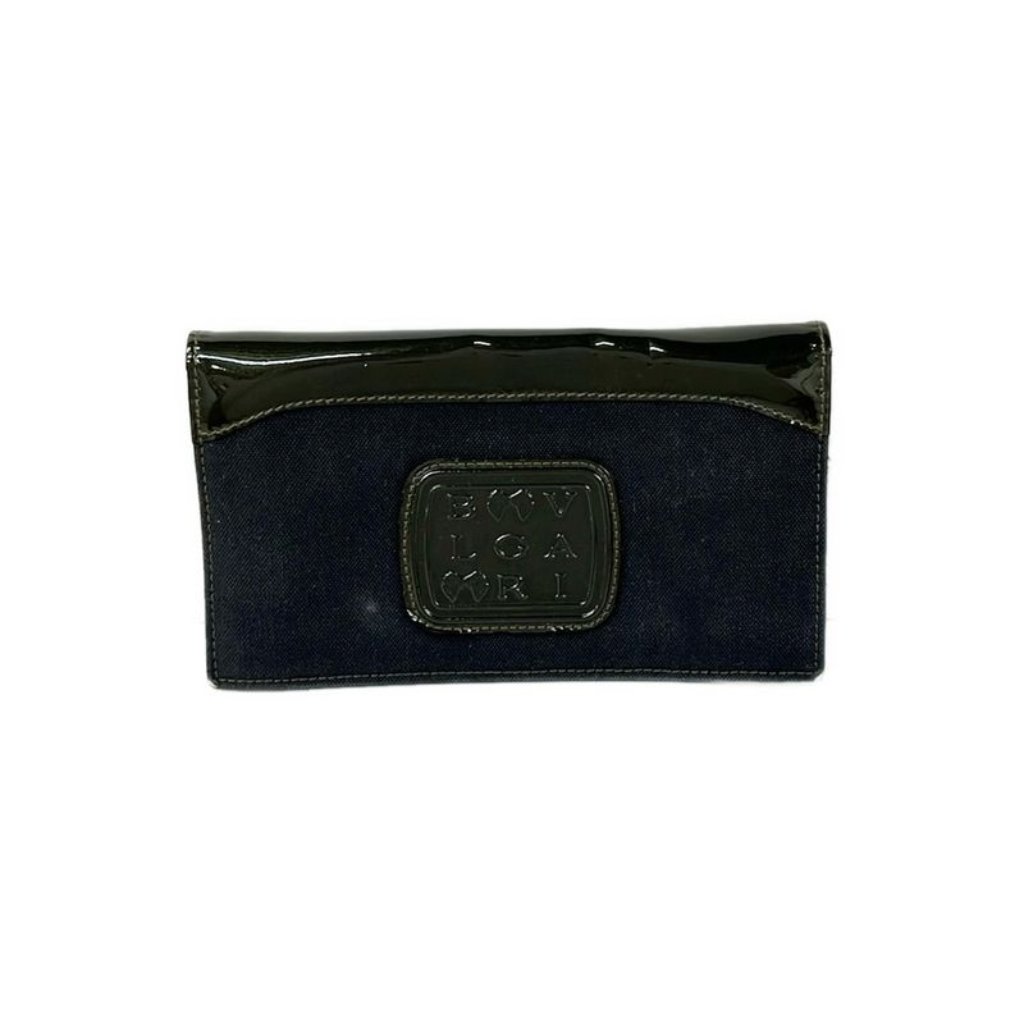 Bvlgari Wallet Leoni Dark Green Black Limited Edition Japan Leather
